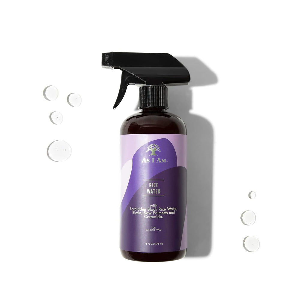 As I Am Spray de Agua de Arroz con Biotina y Saw Palmetto - 473 ml