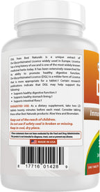 Best Naturals DGL Masticable 380 mg – 180 Comprimidos (Pack de 3)