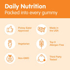DR. MORITZ Gomitas Multivitamínicas para Niños | 14 Vitaminas | 60 Gomitas | Desde 2 Años