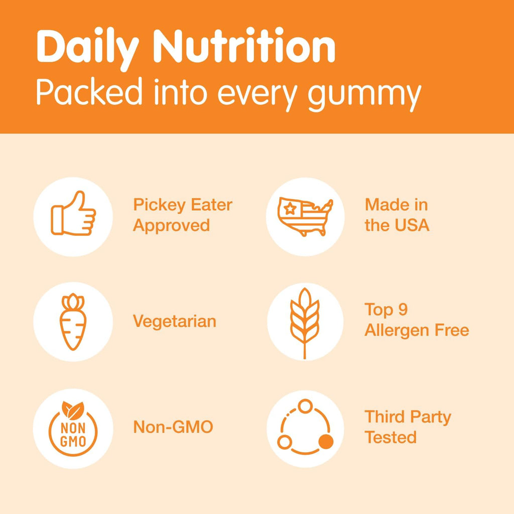 DR. MORITZ - Gominolas Multivitamínicas para Niños - con Vitaminas A, C, D, E, B6, B12, Zinc y más - 180 Gominolas