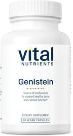 Vital Nutrients Genistein - 60 Cápsulas - Complemento Vegano