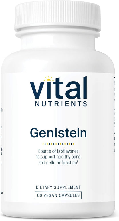 Vital Nutrients Genistein - 60 Cápsulas - Complemento Vegano – Image 1