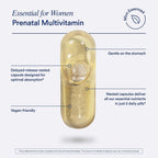 Ritual Multivitamínico Prenatal para Mujeres - Vitaminas y Minerales Esenciales para el Embarazo - Ácido Fólico, Colina, Omega-3 DHA, Hierro - Vegano - Menta - 60 Cápsulas - 30 Dosis