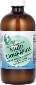World Organic Multi-liqui-mins - Suplemento líquido de minerales traza