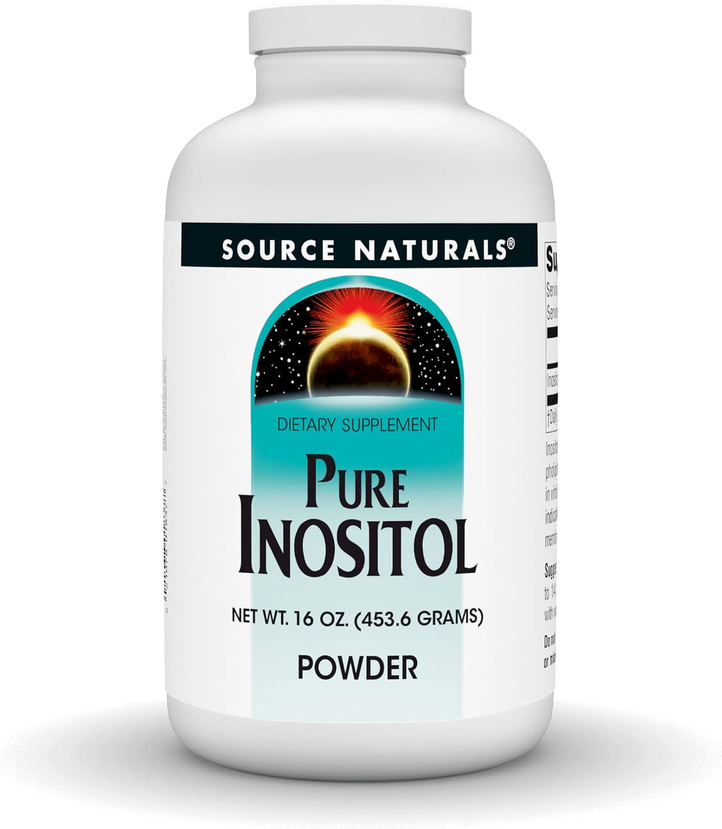 Source Naturals Inositol Puro en Polvo - 227 g (8 oz) - Suplemento Alimenticio