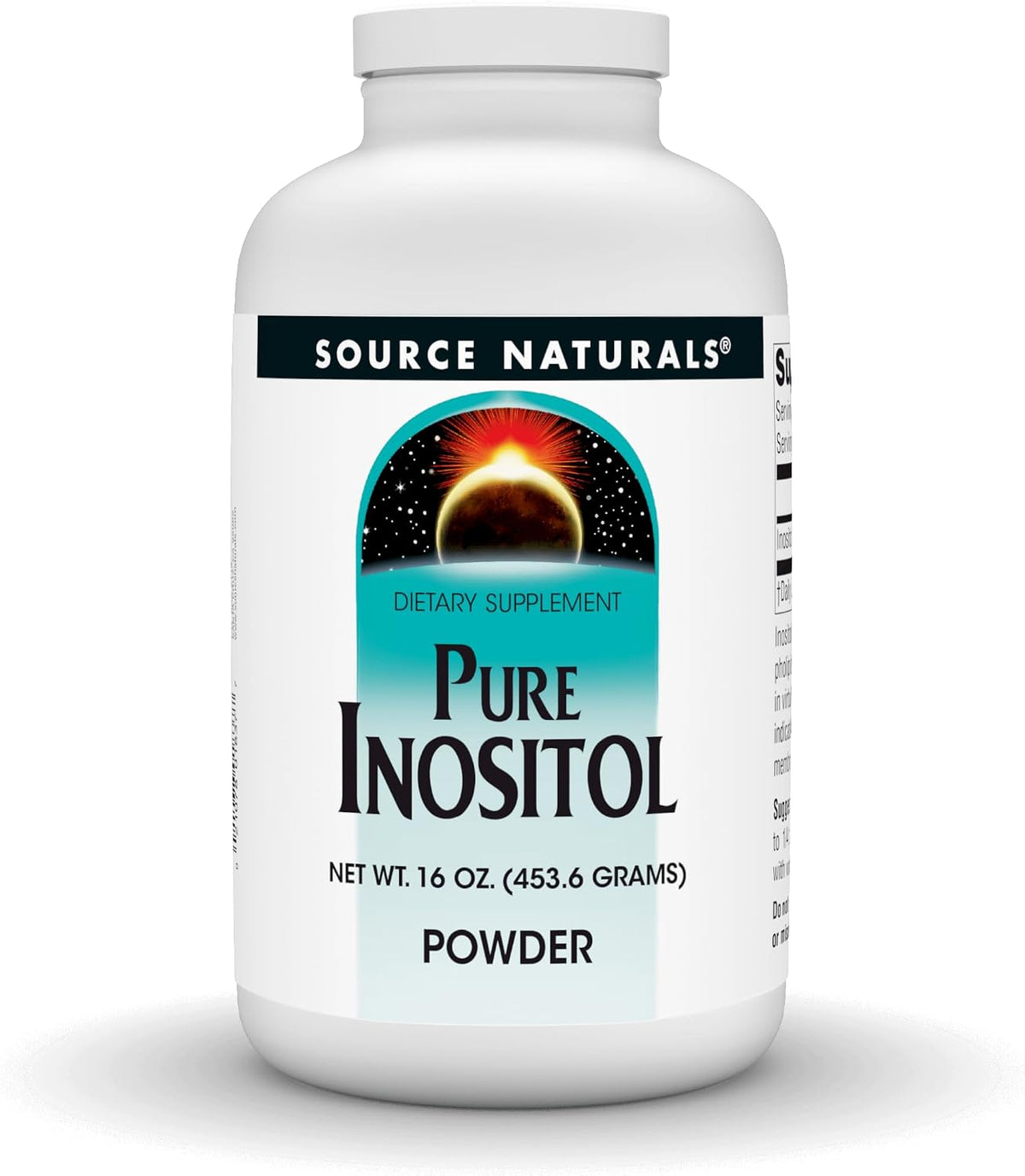 Source Naturals Inositol Puro - 454 g (16 oz) en Polvo – Image 1