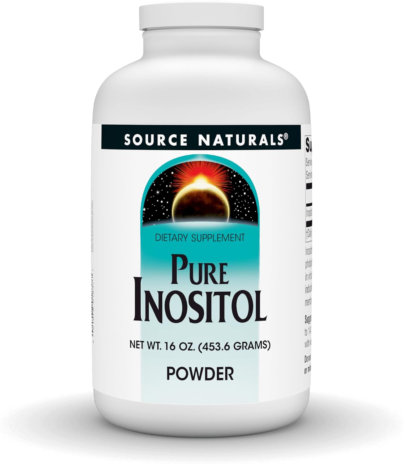 Source Naturals Inositol Puro - 454 g (16 oz) en Polvo