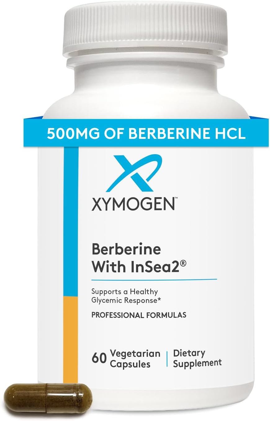 XYMOGEN Berberine con InSea2 - 60 Cápsulas