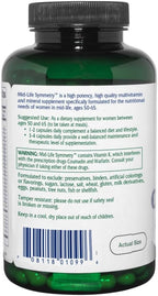 Vitanica Mid-Life Symmetry, Multivitamínico y Mineral Diario de Alta Potencia para Mujeres 50-65 Años, Vegano, 180 Cápsulas