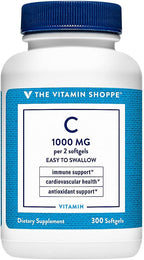 Vitamina C 1.000 mg – The Vitamin Shoppe (100 cápsulas blandas)