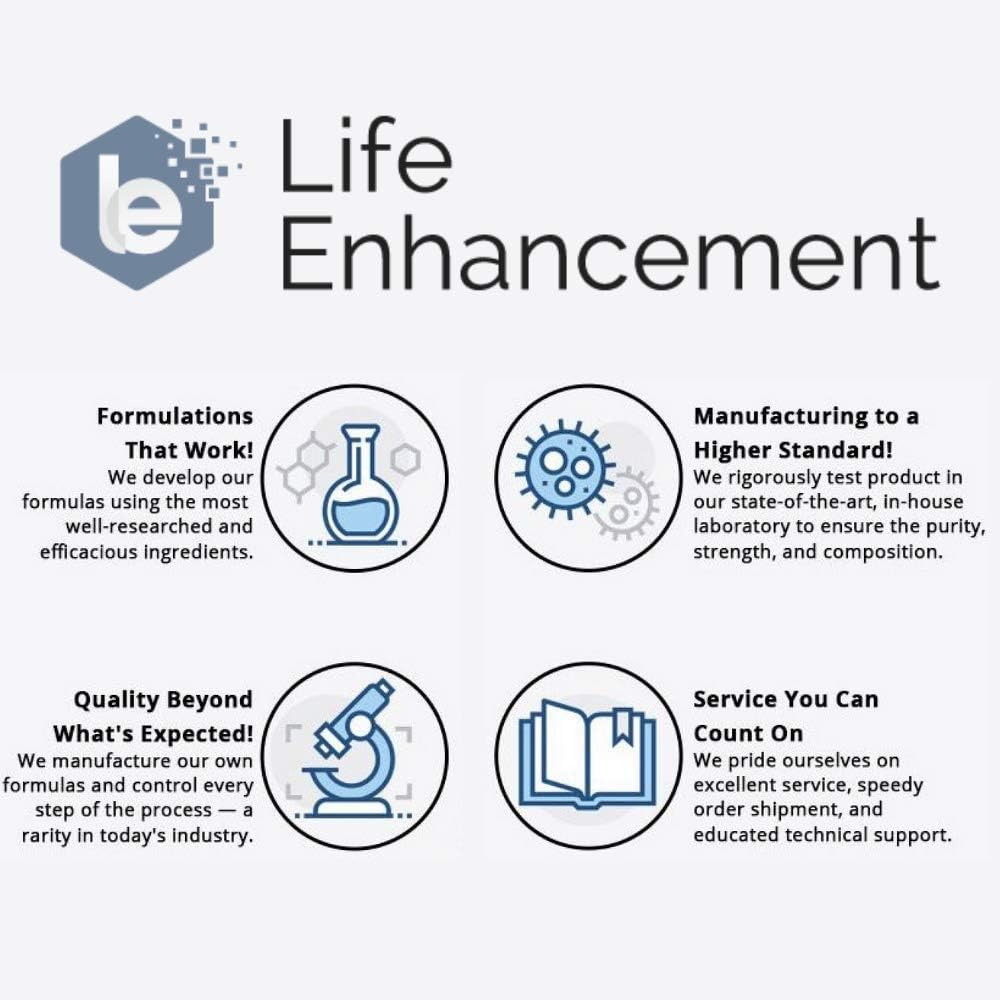Life Enhancement Ultra Pure Vitamina C en Polvo - 1,100 mg Ácido Ascórbico - 227 Raciones
