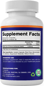 Vitamatic Goma de Masilla 1000 mg por ración, 120 cápsulas