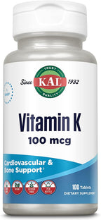 Kal 100 mcg K1 Comprimidos, 100 Comprimidos