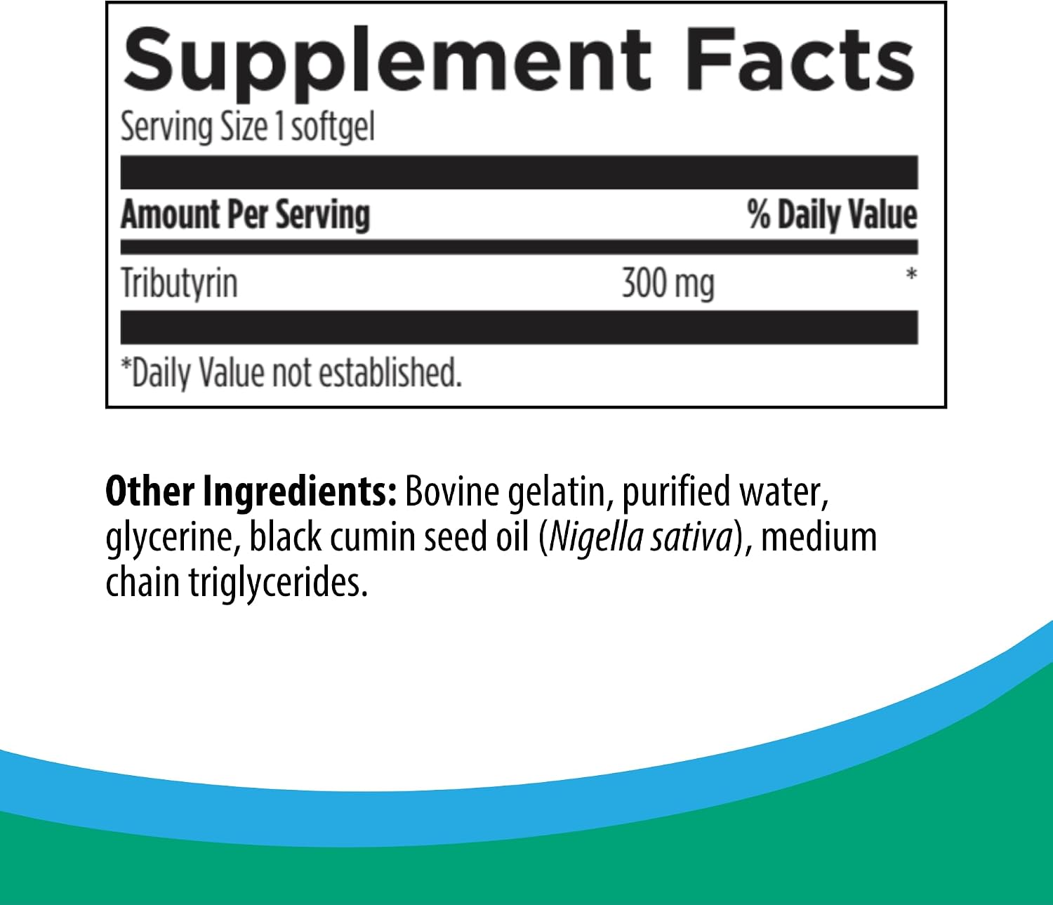 Butyrate Balance | Postbiótico de Tributirina para la Salud Intestinal | 60 Softgels