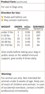 Amber NaturalZ Tossa K Kennel Bark – Suplemento herbario para perros – 30 ml