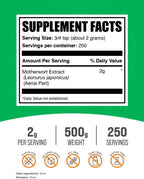 BulkSupplements.com Extracto de agripalma en polvo - Suplemento de agripalma, 2 g por ración, 500 g (1,1 lb)
