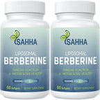 Sahha Berberina Liposomal HCL 1500mg - Alta Biodisponibilidad (2 Envases)