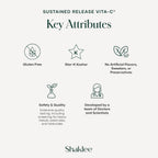 Shaklee Sustained Release Vita-C 500mg - 180 Comprimidos