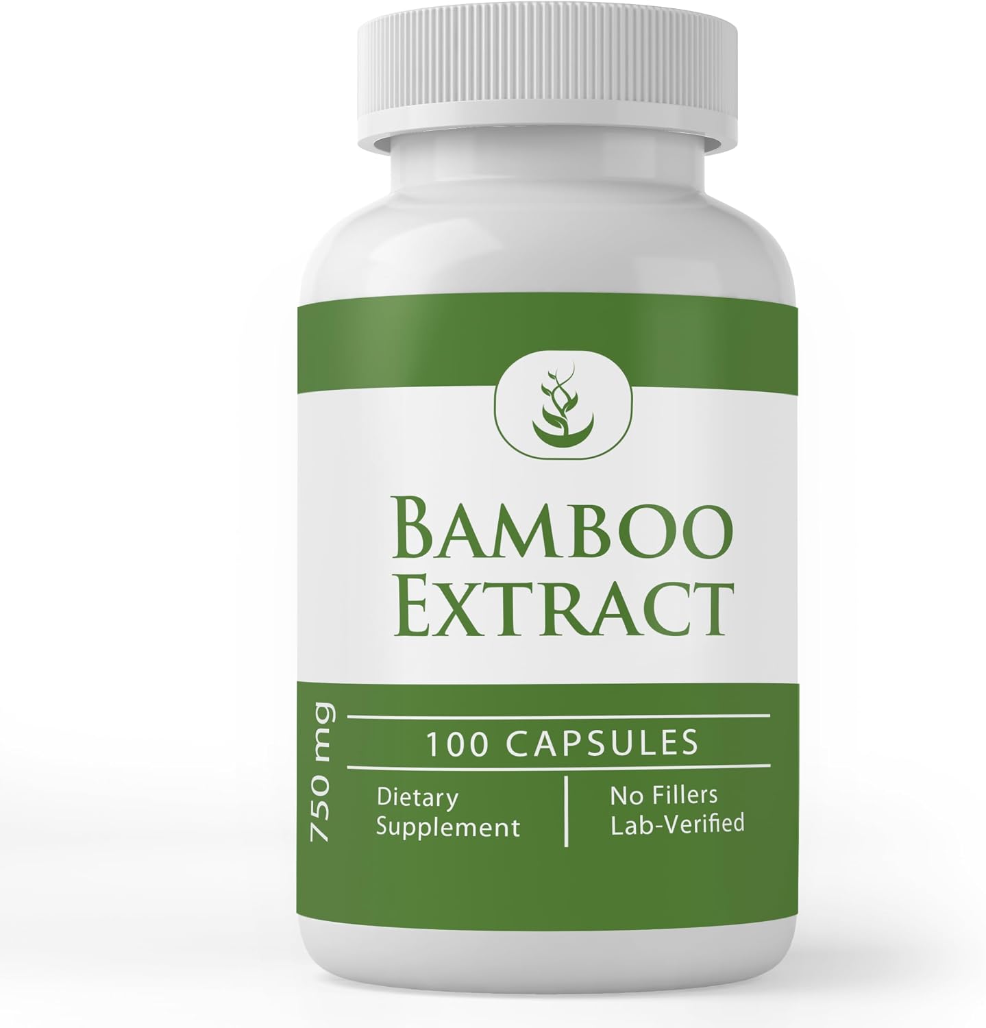 Pure Original Ingredients Extracto de Bambú, 100 Cápsulas, Puro sin Aditivos