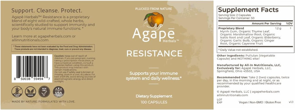 Agape Herbals Resistance