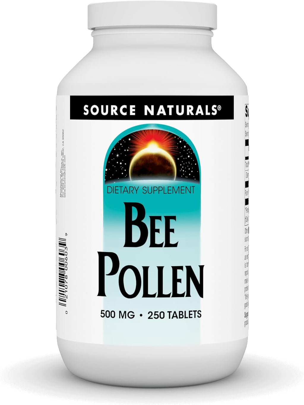 Source Naturals Bee Pollen 500 mg – 250 Tablets