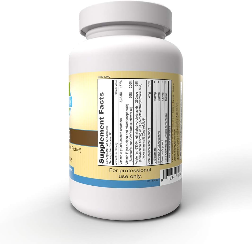 Priority One Vitamins L.G.S. 120 Cápsulas - Permeabilidad Mucosal Saludable.* Soporte Gastrointestinal.*