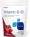 GNC Vitamina B12 2500mcg Complemento Alimenticio, 60 comprimidos masticables
