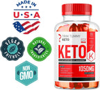 Trim Tummy Keto ACV Gummies 1050mg - Gomitas de Vinagre de Manzana para Keto, Fórmula Avanzada, 60 Gominolas
