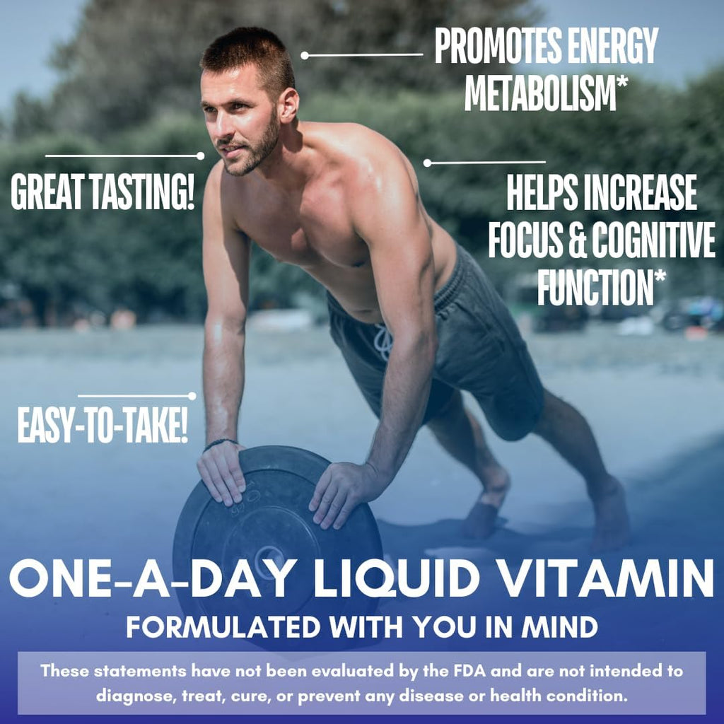 Tropical Oasis Premium Liquid B Complex with Energy Herbs - Fast Absorbing Liquid Supplement with All 8 B Vitamins - 473 ml, 32 Servings