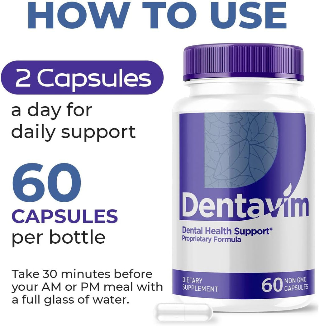 Dentavim 120 Cápsulas (2 Pack) - Suplemento Natural para la Protección Oral