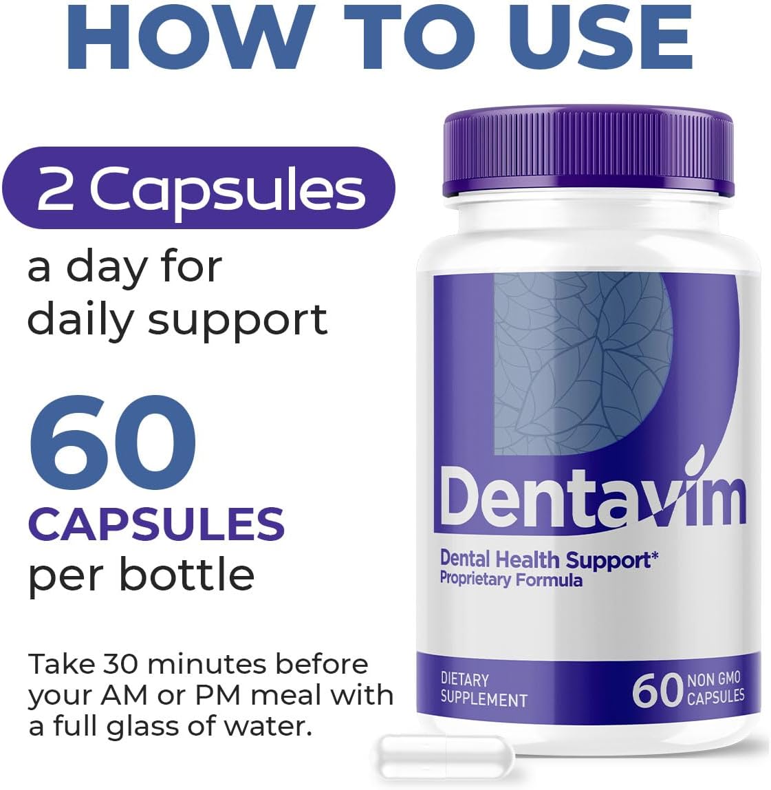 Dentavim 120 Cápsulas (2 Pack) - Suplemento Natural para la Protección Oral