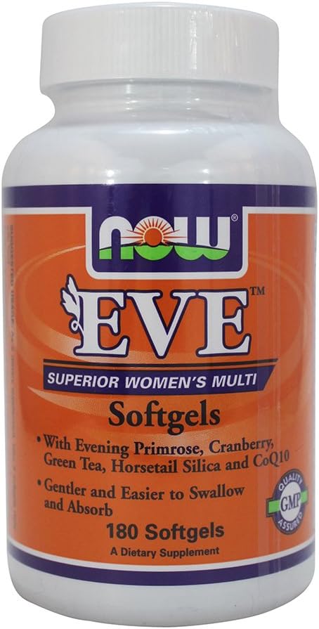 NOW Foods EVE Superior Women's Multi, 180 Softgels (Paquete de 2)