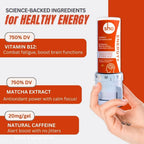 SHO Energy+ Focus Kit - Suplemento Vegano de Vitamina B con Matcha y Cafeína Natural (60 Cápsulas)