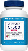 The Vitamin Shoppe Vitamina C 500 mg, 100 comprimidos