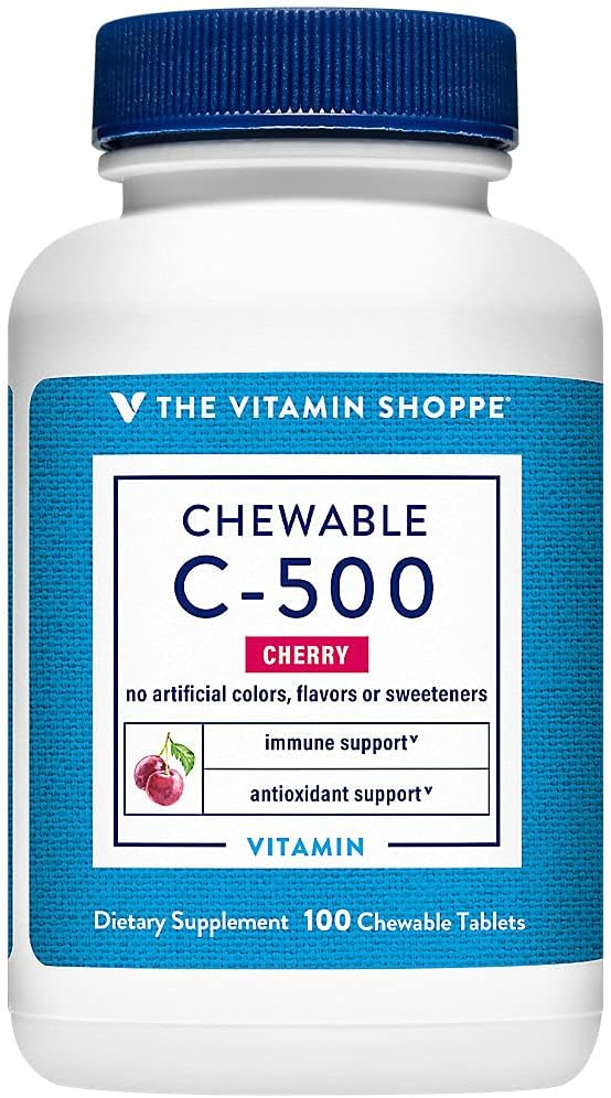 The Vitamin Shoppe Vitamina C 500 mg, 100 comprimidos