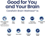 Cerefolin Brain Wellness, Nutrición Dirigida para el Apoyo Cognitivo, Memoria y Concentración (30 Cápsulas)