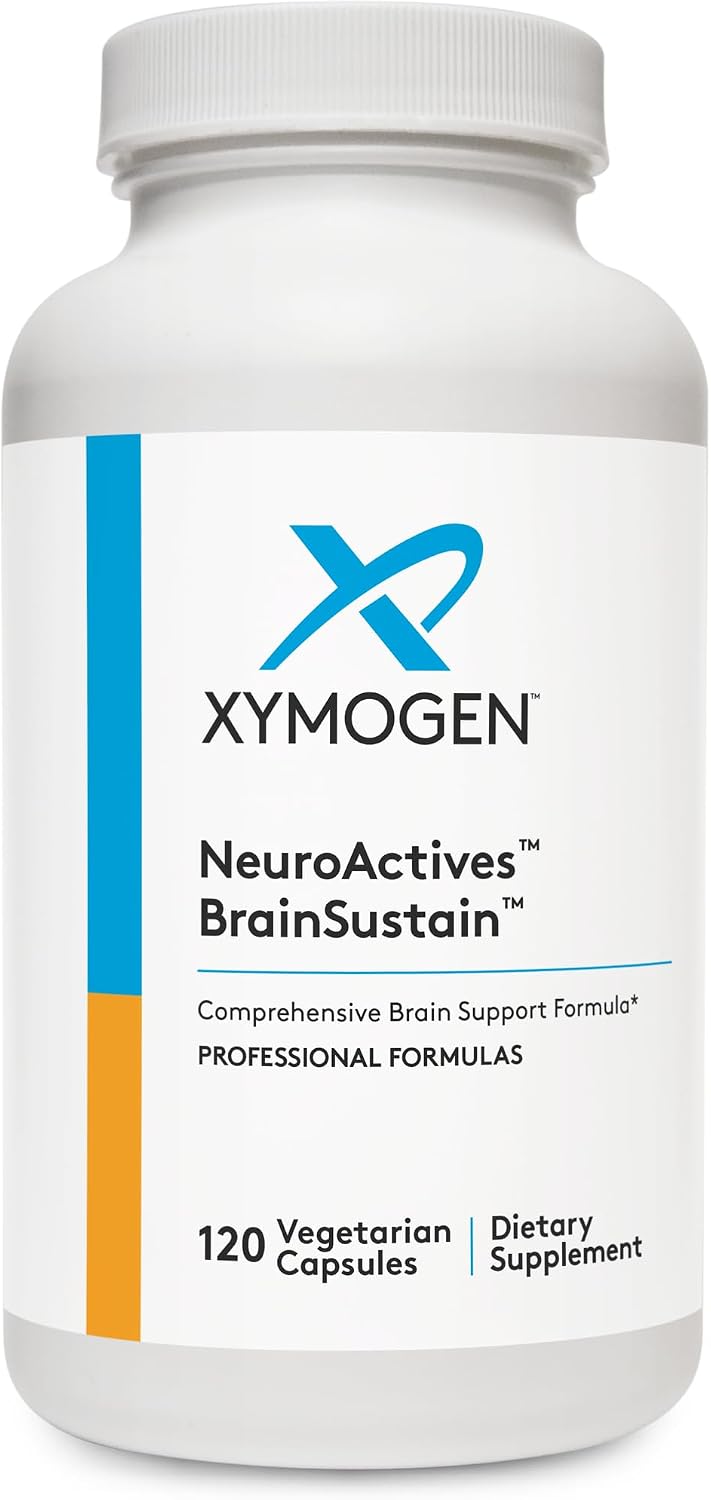 XYMOGEN NeuroActives BrainSustain - Apoyo Cerebral con Fosfatidilserina y CoQ10 - 240 Cápsulas