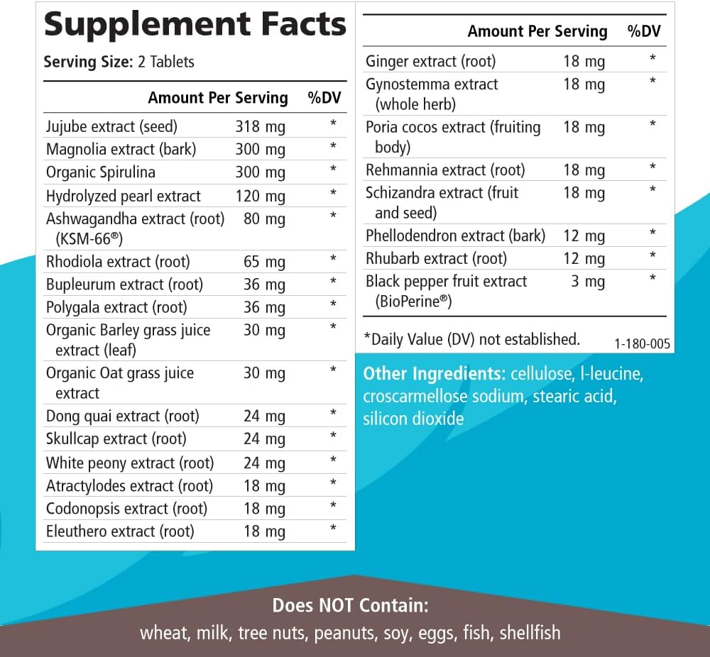 PURE ESSENCE LABS Sistema de Apoyo para el Estrés - 60 Comprimidos