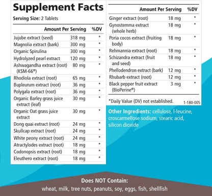 PURE ESSENCE LABS Stress Support System - 60 – Ayuda a la función adrenal: Contribuye a que las glándulas – Image 5