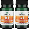 Swanson Vitamina K-1 100 mcg 100 Comprimidos (Pack de 2)
