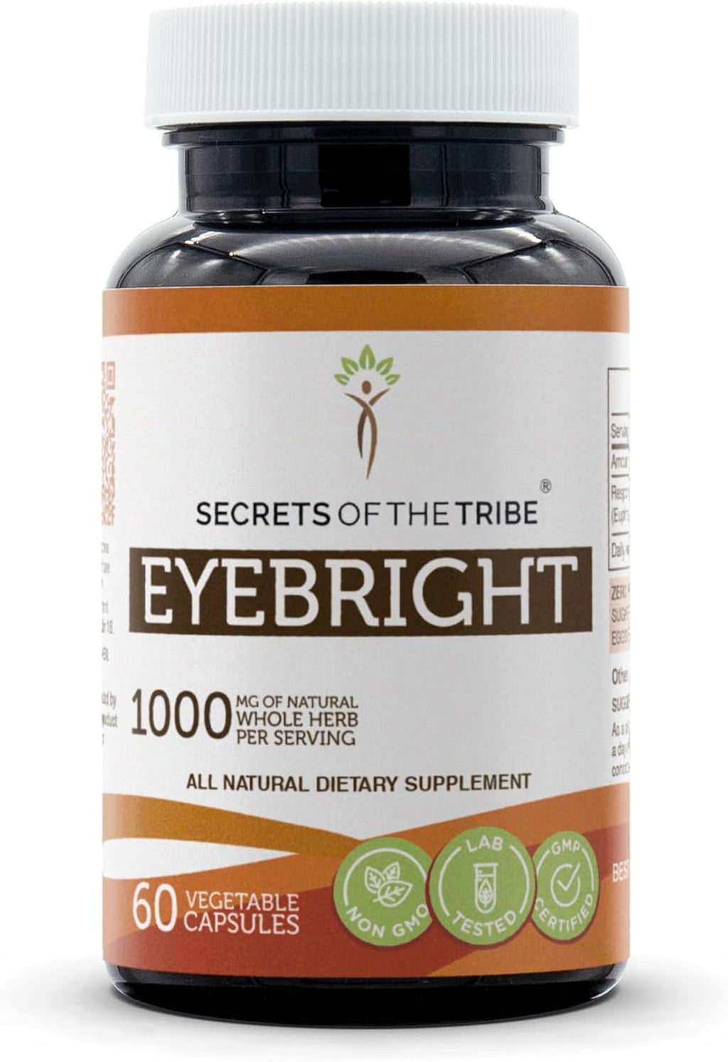 Secrets of the Tribe Eyebright 60 Cápsulas, 1000 mg - Euphrasia officinalis