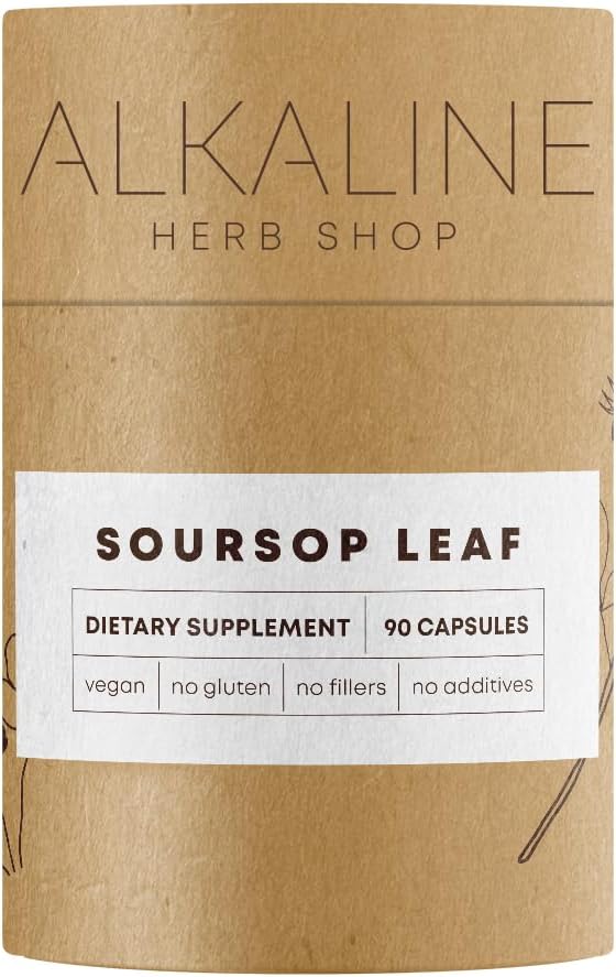 Suplemento de Hoja de Soursop, 90 Cápsulas