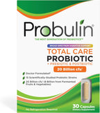 Probulin Total Care Probiótico - 20.000 Millones de UFC - 30 Cápsulas Veganas