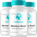 Tiworlde Memory Boost Capsules - Advanced Formula Nootropic Supplement for Brain and Nerve Health (3 Pack)