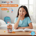 BrightKids Omega 3 y DHA Gominolas para Niños - Enfoque y Memoria
