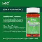 CAW Nano Cycloastragenol 25mg – 30 Cápsulas Vegetales con Recubrimiento Entérico