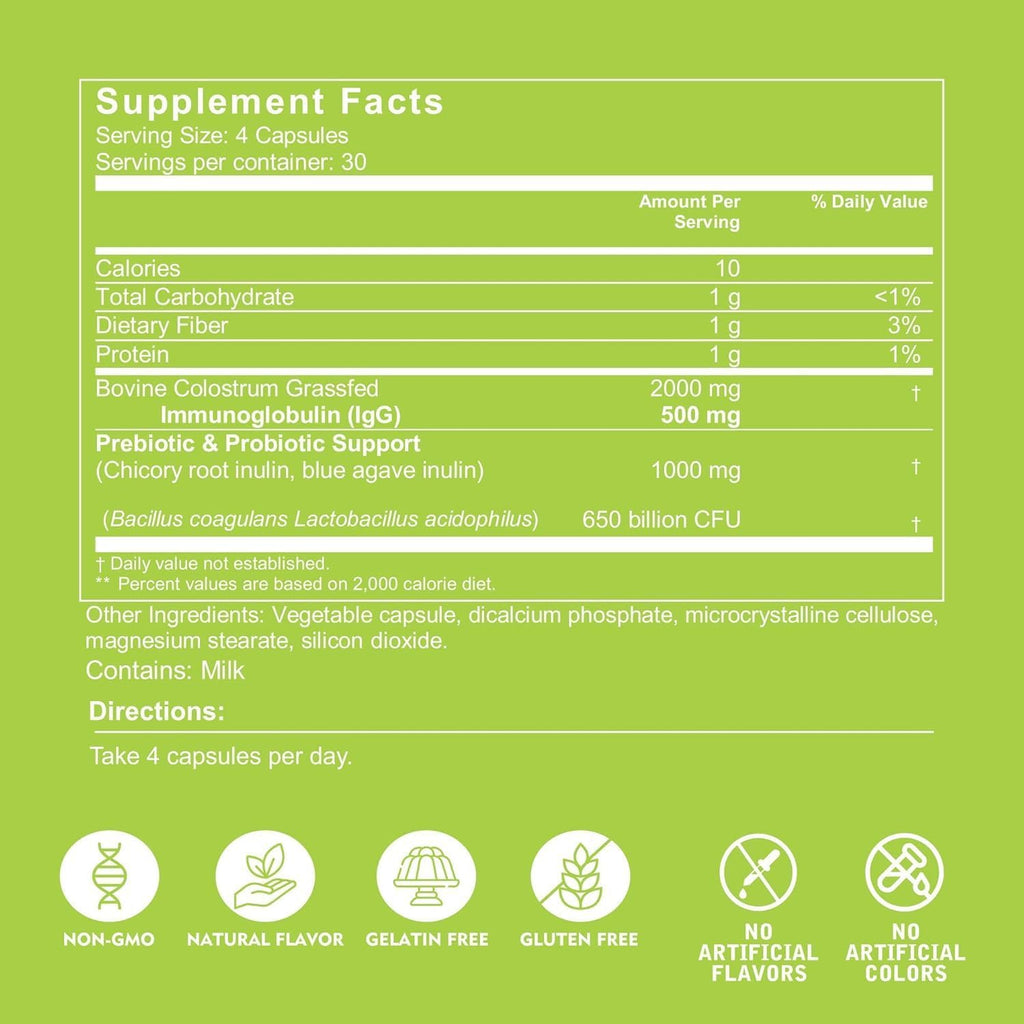 VITINITY Calostro Bovino en Cápsulas - 120 Cápsulas