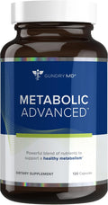 Gundry MD Metabolic Advanced Nutrient Blend con Berberina, 120 Cápsulas
