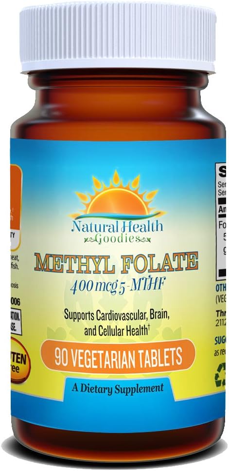 Folate 400 mcg 5-MTHF (667 mcg DFE) Methylfolate