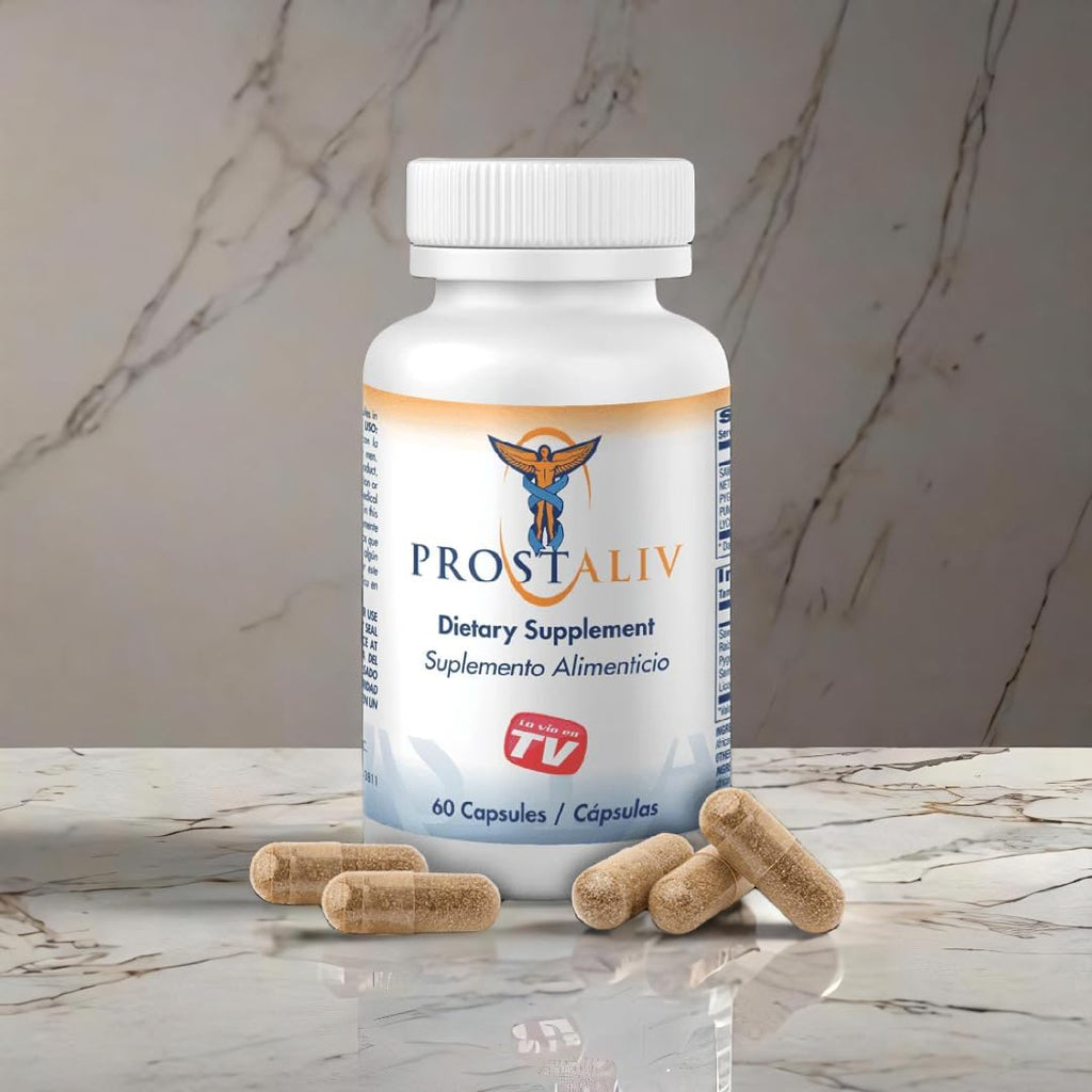 PROSTALIV 60 CÁPSULAS PRÓSTATA SALUDABLE 100% ORIGINAL MOINSAGE